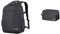 Travelite Handgepäck Rucksack Größe L erfüllt IATA Bordgepäck Maß & Handgepäck Kosmetiktasche, Gepäck Serie KICK OFF: Praktische Kulturtasche für Urlaub und Sport, 26 cm, 5 Liter, D'anthrazit