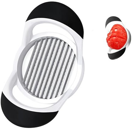 Tomatenschneider, Edelstahl-Tomatenschneider, Gemüseschneider, 10 scharfe Klingen, Tomatenschneider, einfacher Griff, Lightnweight Küchenwerkzeug, zeitsparender Tomatenschneider, Küchenhelfer