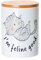 Fabulous Keramiktopf mit Deckel Bambus - I'm Feline Gute Katze Haustiere Zeichnung - 739 ml (25 oz) - Topf