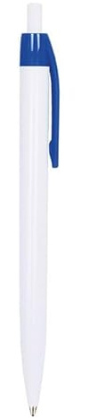 VANDA 200 Penne Personalizzate con Scritta e Logo - Penna in Plastica con Stampa UV a Colori, Idea Personalizzabile Ufficio, Inaugurazioni, Fiere, Gadget Promozionali (Blu, 200 Penne)