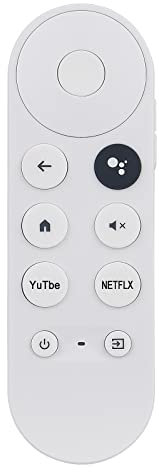 Télécommande Vocale Remplacée Convient pour Google Chromecast 4k Snow Streaming Media Player G9N9N GA01409-US GA01919-US GA01920-US GA01923-US GA02463-US GA02464-US