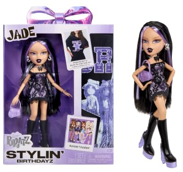 Bratz Stylin’ Birthdayz Fashion Doll - Jade with Adult Unisex XL T-Shirt