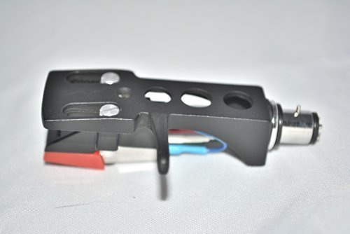 NERO GIRADISCHI TESTINA FONOGRAFICA montaggio con CARTUCCIA PER TECHNICS SL3200, sl3200a, sl3300, sl3350, SL5100, sl5200, sl5300, sl5310, sl5350 GIRADISCHI