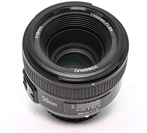 Lente estándar de Yongnuo YN50 mm f1.8 N AF/MF para Nikon D7100, D5500, D810a, D800