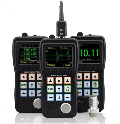 GOWE A-SCAN Ultrasonic Through Paint Coating Thickness Gauge Through Thickness Gauging Metal Thickness Measurement