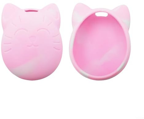 Sumsoctober Funda de silicona, funda de silicona ajustada para dispositivos Tamagotchi, solución de transporte conveniente (rosa)