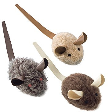 Nobby Souris en Peluche pour Chat 3 x 6 cm Taille S