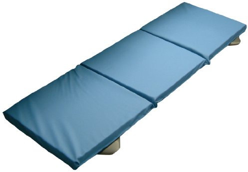 Performance Health Fall Out Bedside Mat – High Density Foam Safety Mat for Elderly and At Risk Users, Foldable Vinyl Mat for Low Beds, Impact Absorbing Floor Protection, 185 x 60 x 5 cm