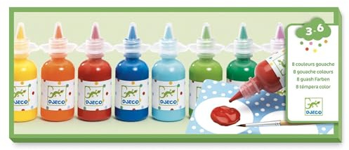 8 bouteilles de gouache - Djeco