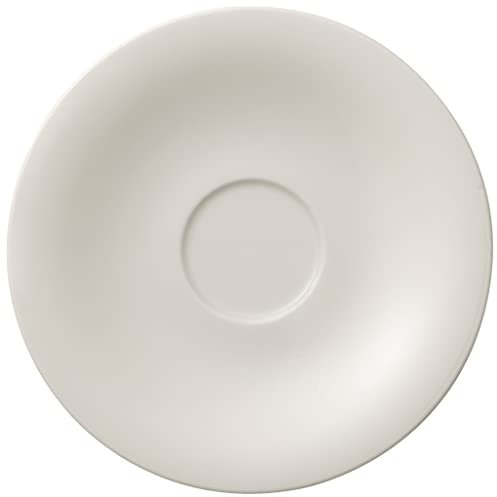 Villeroy & Boch New Cottage Basic de té platillo, Vajilla Porcelana Premium. 16 cm de café, blanco, 16 x 16 x 2 cm
