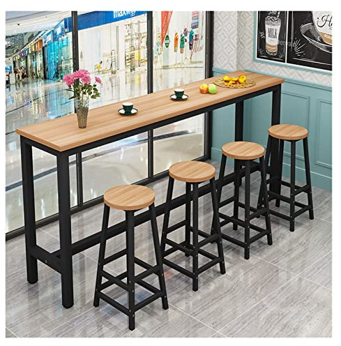 Bartabeller Vägg bar bord hög bord hem lång bord vardagsrum bar bord och stol kombination mjölk te bord, inte med stolar Bar Bordets Högbord (Size : 140 * 40 * 100)