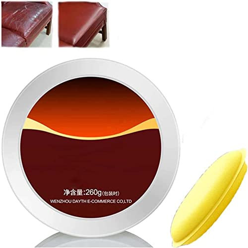 Leather Restorer, Leatherrite Restorer Cream, Premium Multi-Purpose Leather Restorer, Leather Repair Kit for Couches Car Seat Furniture, 260g (1pcs)