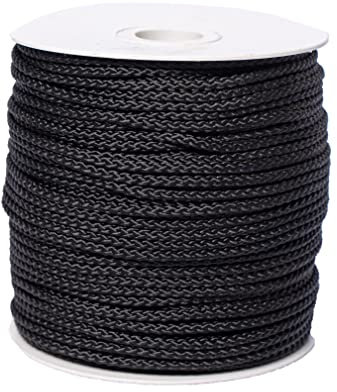 Corda Multiuso in Polipropilene H.T. nero mm 3x100 mt, camping, mare, fai da te,stabilizzato ai raggi U.V. resistente a intemperie e agenti atmosferici.