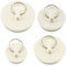 4 Pcs Bathroom Sink Plugs Replacement, Universal Bath Plugs for Sinks, Rubber Bathtub Plug Sink Stopper with Hanging Ring for Kitchen, Bathtub, Bathroom(4 Sizes)