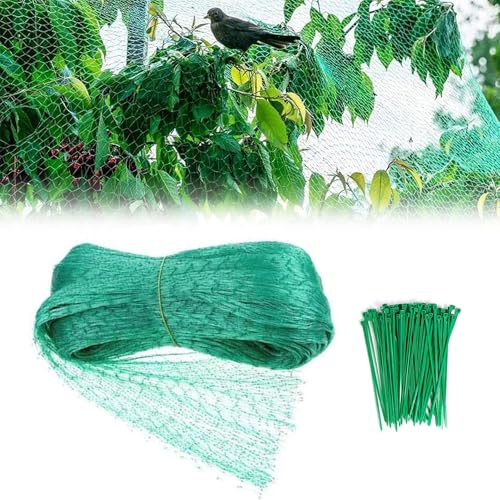 Red de Jardín Verde,Red Protección para Campos,Red Pajaros Proteccion,Red Antipajaros Resistente,Red Antipájaros de Protección de Plantas,Malla Anti-pájaros de Protección de Frutas
