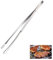 Tweezers Tongs, 12-Inch Professional Stainless Steel Kitchen & Cooking Tweezers Tongs, Steak Clip BBQ for Cooking Food