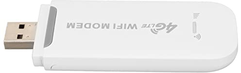 LUCKDANO Enrutador WiFi 4G LTE, Módem Portátil de 150Mbps, Enrutador WiFi USB con Ranura Micro SIM e Interfaz USB para Tableta, Portátil y Teléfono