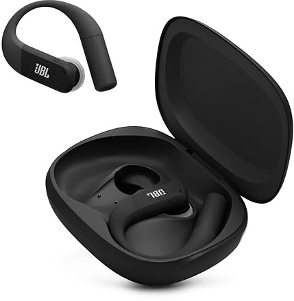 JBL Endurance Peak 4 - True Wireless Noise Cancelling Sport Earbuds, Up to 48Hrs Total Playback, Water & dust Proof (IP68), Secure fit with TwistLock™ Design, & 6 mics for Perfect Calls (Black/Grey)