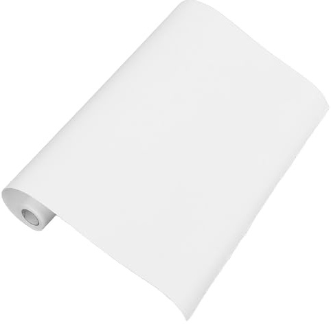 Abaodam Rouleau de Papier à Dessin Blanc 44 Cm X 10 M 70 G/m², Papier Créatif Polyvalent pour École et Artisanat, pour Peinture, Croquis et Loisirs Artistiques