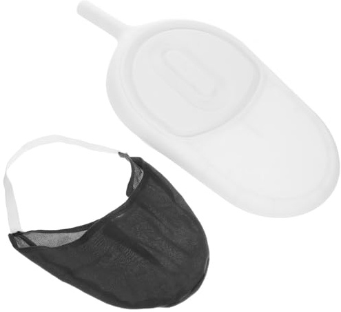 STOBAZA Padella per Anziani Allettati Comoda e Portatile in Pp e Tessuto per Pazienti e Disabili, per Casa e Viaggi Design Pratico e Funzionale