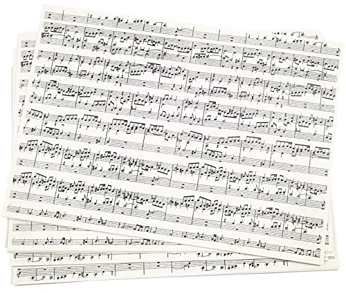 Paper Concept 219560 Bastelpapier, Kraftpapier mit Aufdruck, natürliche Farbe, 10 Blatt, 21 x 30cm