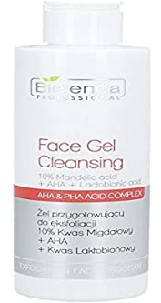 Bielenda Professional Cleansing Face Gel with 10% Mandelic Acid AHA and Lactobionic Acid 200g