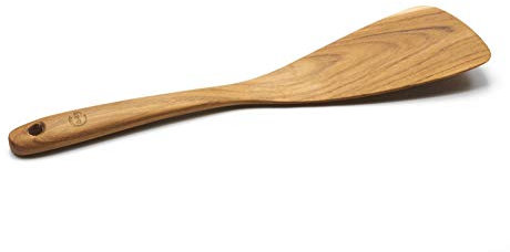 FAAY 11.5 Inch Teak Wood Spatula/Turner for Right Hand | Versatile Spatula, Durable, Healthy and High Moist Resistance for Non Stick Cookware