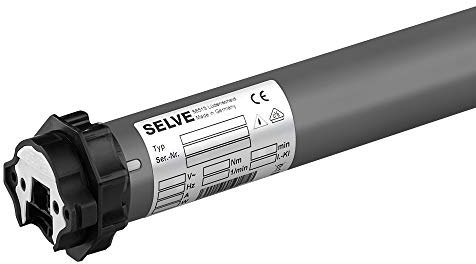 SELVE SE Pro 2/20 Ø45 Rollladenmotor für Welle SW 60, 17 U/min, inkl. SW 60 Wellenadapter, inkl. 2,5 m Kabel