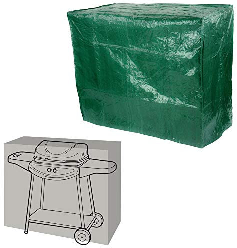 Parkland® Medium BBQ Cover Outdoor Durable Waterproof Barbecue Covers Garden Patio Grill Gas Rain Protector - L124cm x W61cm x H91cm