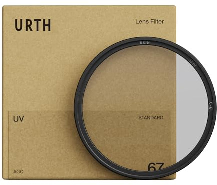 Urth 55 mm UV-filter – HD Optiskt Glas Linsfilter, Flerskiktsbeläggning, UV-skydd för Kameraobjektiv