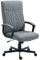 Vinsetto Bürostuhl mit Wippfunktion, Ergonomischer Schreibtischstuhl, Höhenverstellbarer Computerstuhl, Drehbarer Arbeitsstuhl für Büro, Dunkelgrau