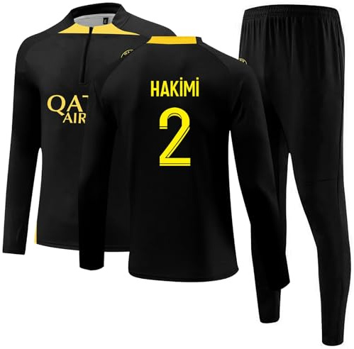 Maillot de Foot Et Survetement 2 Pièces - Ensemble Sport d'Entraînement pour Enfant, Garcon, Homme et Femme