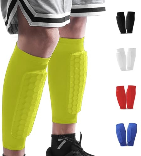 BIRDDIE Parastinchi da Calcio Calzino Parastinchi Calcio Bambino Traspiranti e Antishock Parastinchi da Calci per Basket Ciclismo Escursionismo