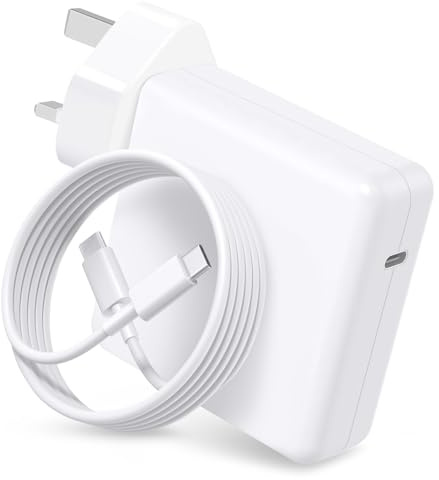 100W USB C Fast Charger Compatible with Mac Book Air Pro 13 14 15 16 inch 2024 2023 2022 2021 2020, M1 M2 M3 Mac Laptop,Power Adapter Charging for All Type C Devices,include 1.8M Cable