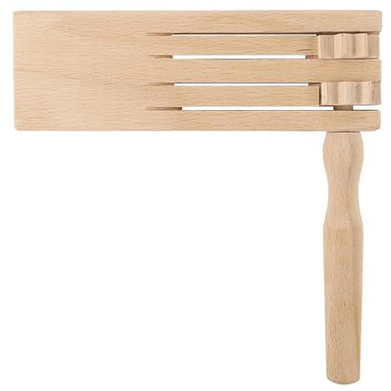 Crécelle en Bois À Cliquet Musicale - Instrument De Musique Tournant | Hochet Tournoyant Instrument Sonore, Hochet Mexicain Traditionnel pour