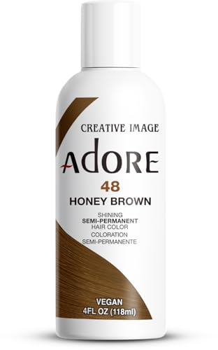 Adore Shining Semi Permanent Hair Colour, 48 Honey Brown