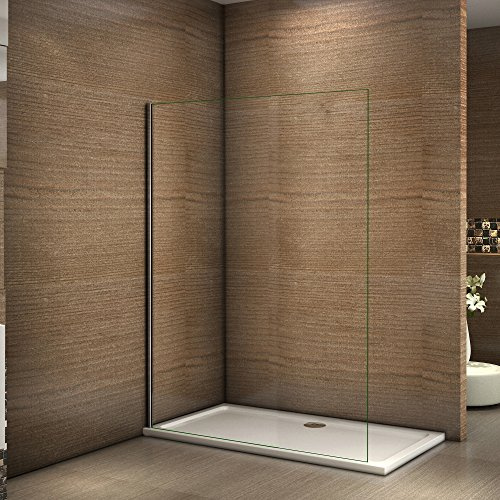 Paroi de douche 120x200cm paroi de douche à l'italienne verre anticalcaire paroi de fixation