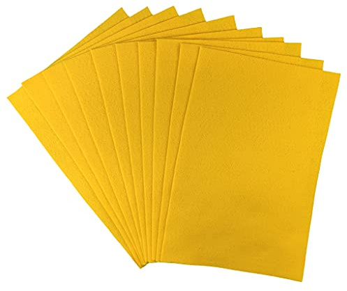 Netuno 10 pennarelli decorativi in colore giallo scuro, formato A4-1 mm, per decorazioni fai da te, per bambini, matrimoni, decorazioni per la tavola di Pasqua