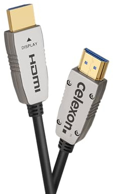 celexon HDMI Optical 2,1 câble fibre optique | 10m, noir | 8K 48Gbps
