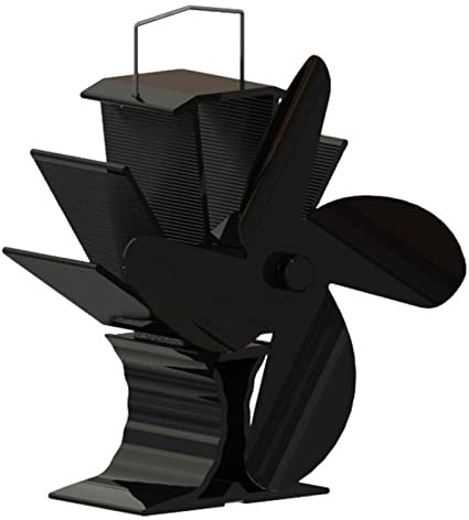 SMZGLANG Ventilador de Estufa con Calor Ventilador de Chimenea silencioso para la circulación de Aire Caliente Ventiladores de Chimenea para Gases/Pellet/Madera