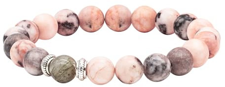 TOLOWOBK Geschenke für Mädchen Damen Edelstein Chakra Armband Mädchen Herz Charm Perlenarmband Heilsteine Perlen Armbänder Ostern Konfirmation Geburtstag Geschenke für Tochter Enkelin Schwester