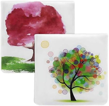 2 Stück Taschenaschenbecher für Unterwegs, Quadratischer Aschenbecher, Wiederverwendbar Beutel, Mobiler Aschenbecher, Tragbarer Mini Taschenaschenbecher, für Camping, Rauchen im Innen