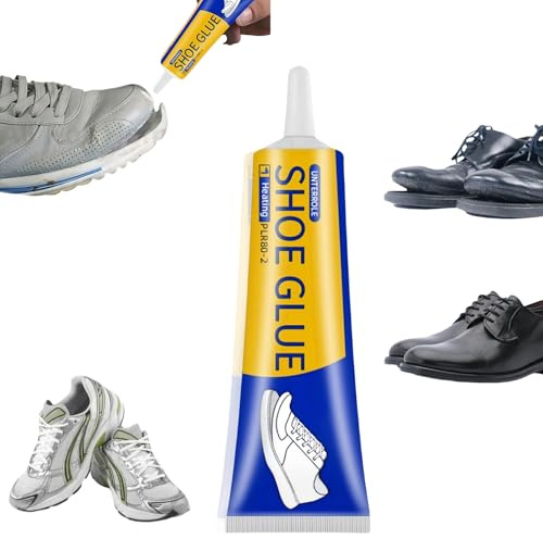 Strong Shoe Glue,Waterproof Shoe Glue for Sole Repair,Waterproof Non-Hardening Rubber for Shoes,Shoe Sole Repair,Designed for Footwear,Easy to Apply,Versatile Use,Suitable for Trainers, Canvas