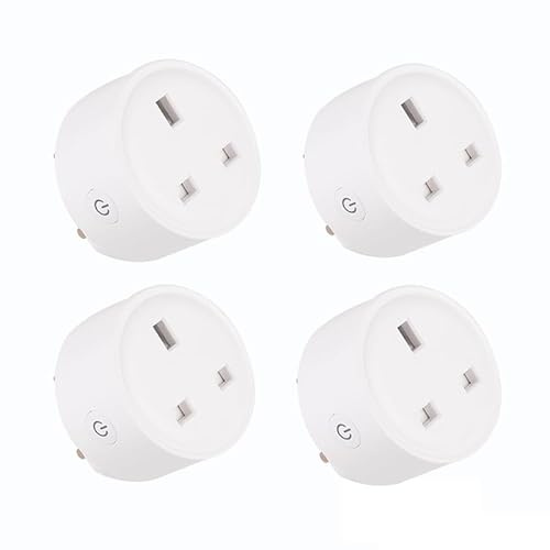 Zanbeel Smart Plug Wi-Fi Socket 13A/16A, Works with Alexa & Google Home, Remote Control, Timer & Schedule Function, App Controlled Smart Outlet for Home Automation (4)