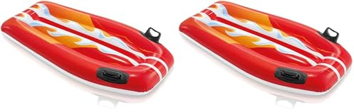 Intex Joy Riders Surf Beach Toy - Assorted Colours - Single, 112 x 62 cm (Lot de 2)
