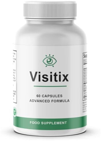 VisitiX Vision Support Supplement – Advanced Eye Health Formula with Lutein, Zeaxanthin & Vitamin A – Supports Normal Vision & Eye Health – 60 Capsules | UK-Made Supplement 60 Capsules