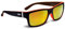 Rapala, Moderne, Urbane, polarisierte Sonnenbrille UVG-287A, gelbe Gläser, schwarzer und roter Rahmen, Angelausrüstung, UV-Schutz, optimaler Komfort