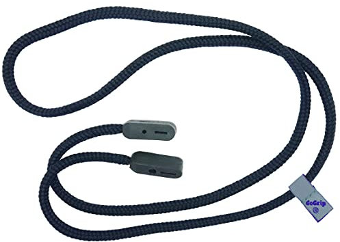 GoGrip Original - Secure Glasses Cord - Spectacle and Spec Lanyard (Black)