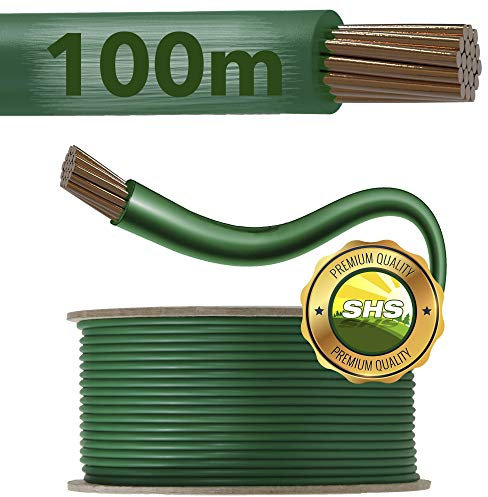 SHS-Yard Cavo limitatore per tosaerba, robot tosaerba, set di accessori per cavi di ricerca, compatibile con Gardena/Bosch/Husqvarna/Worx/Honda/ROBOMOW/iMow, Ø 2,7 mm, 100 m
