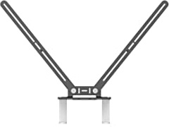 Logitech TV Mount For Video Bars Kamerahalterung Montage unter Monitor möglich oberhalb des Monitors montierbar für Rally Bar